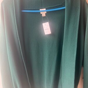 J. Crew Deep Green Cardigan